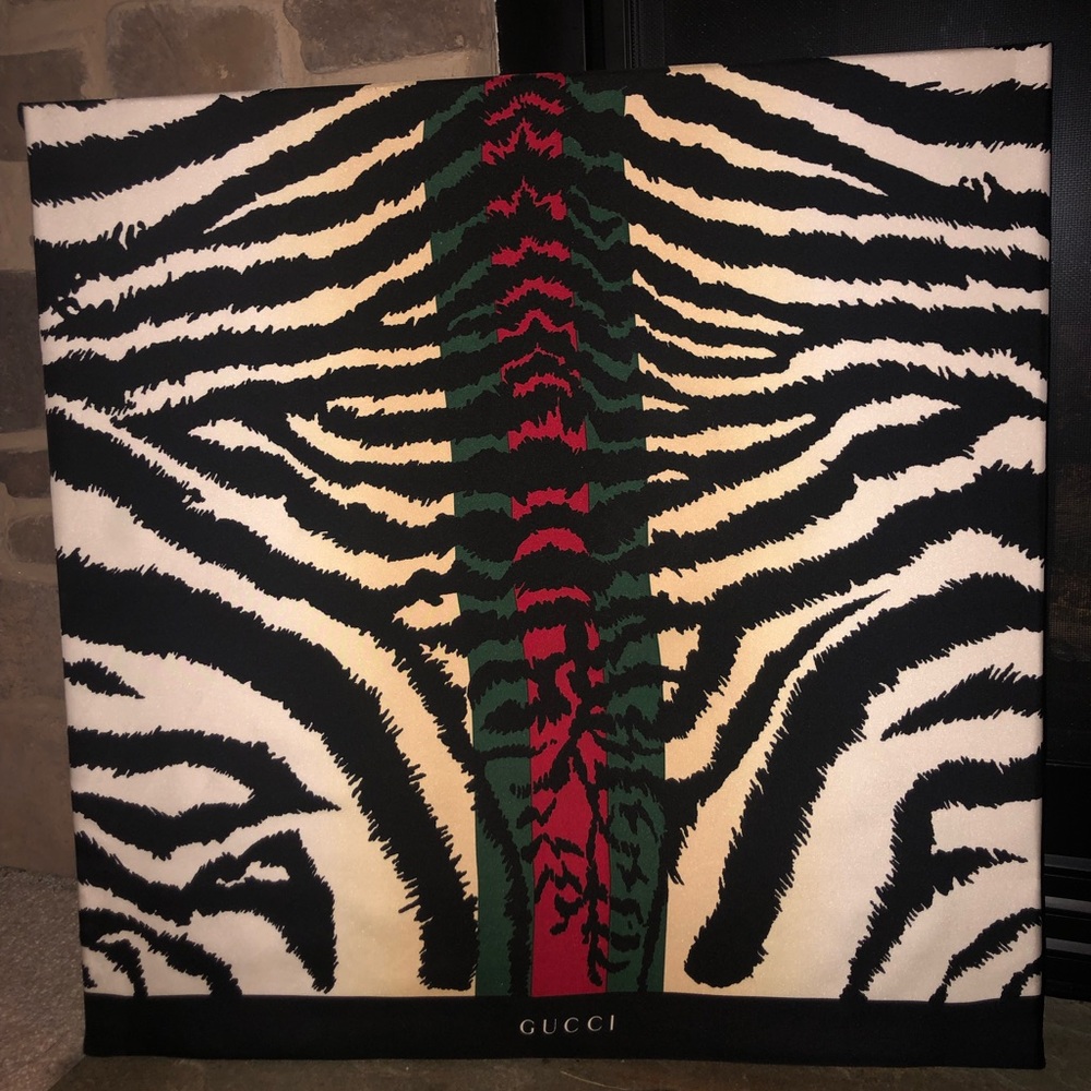 Gucci Vintage Silk Scarf